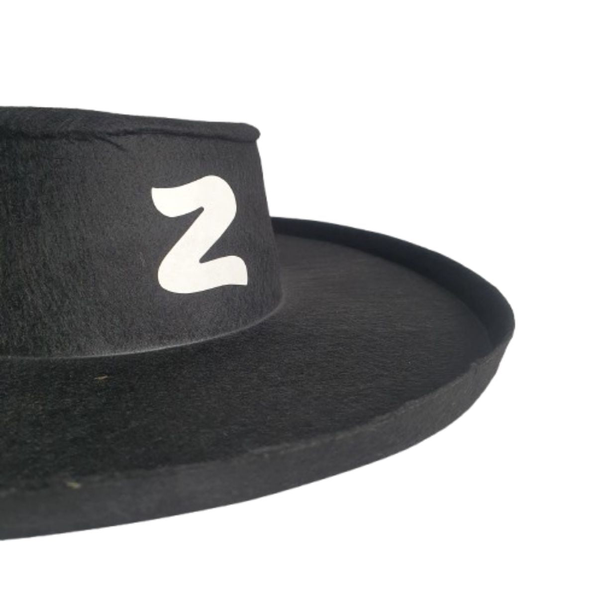 Chapéu Zorro Luxo Preto Fantasia Cosplay Chapéu Zorro Luxo Preto Fantasia Cosplay